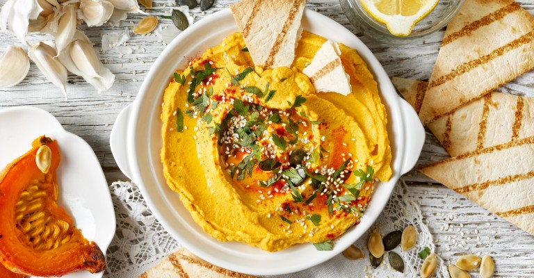 hummus de calabaza