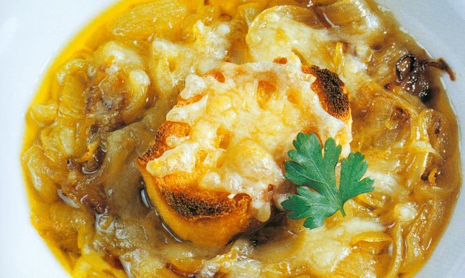 sopa de cebolla